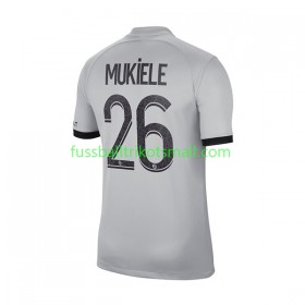 Fußballtrikots Paris Saint-Germain Mukiele 26 2022-2023 Kurzarm Auswärts-trikot kaufen
